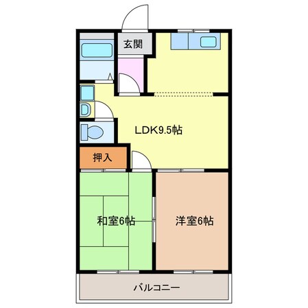 木田駅 徒歩20分 1階の物件間取画像